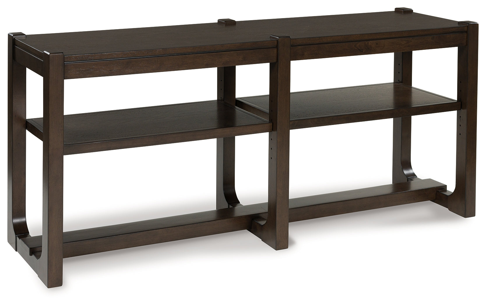 Tampa Furniture Outlet - Ashley Furniture - Breckington Sofa Table - Sofa Table / Dark Brown - T856-4