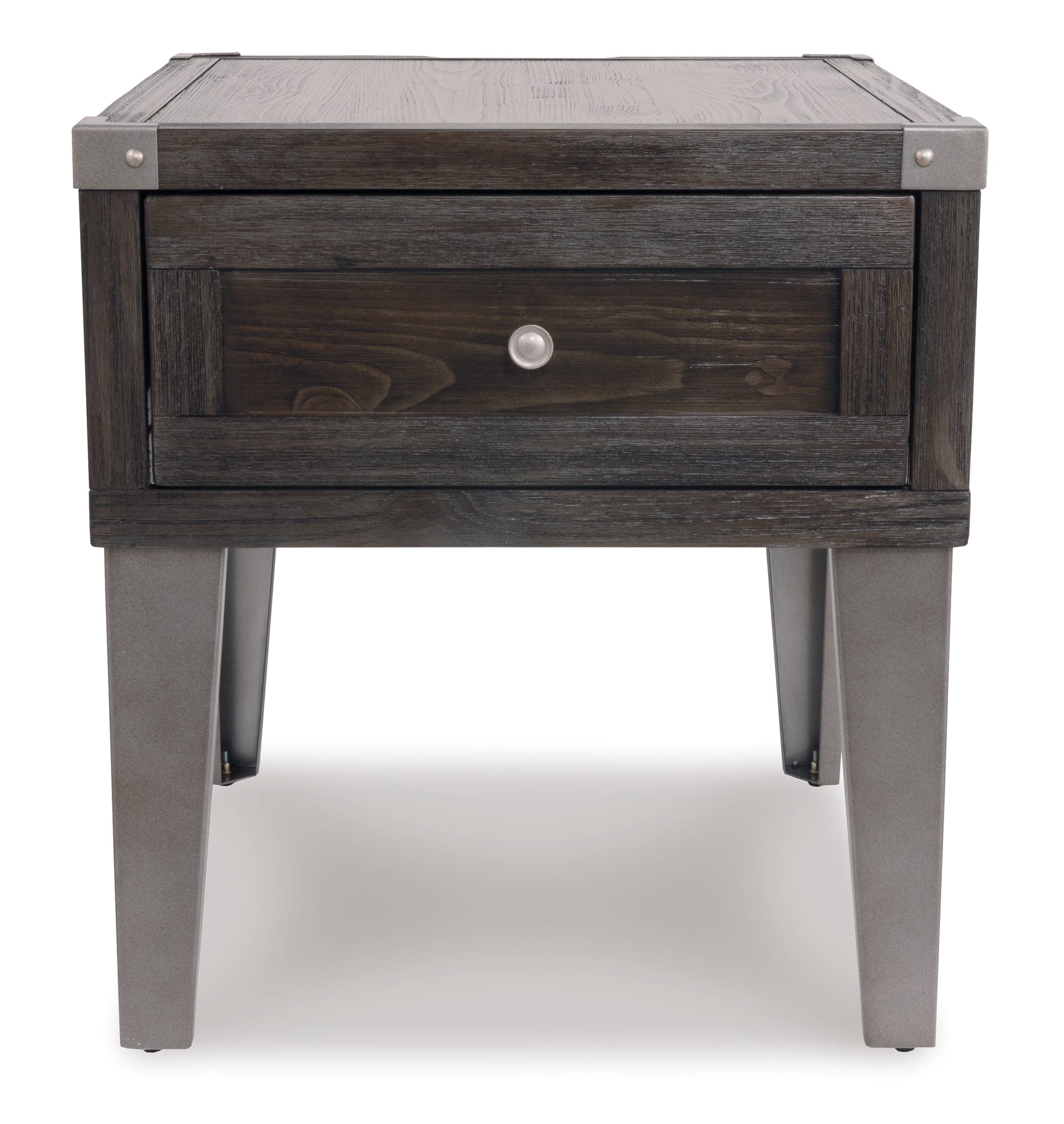 Todoe End Table with USB Ports & Outlets - Tampa Furniture Outlet