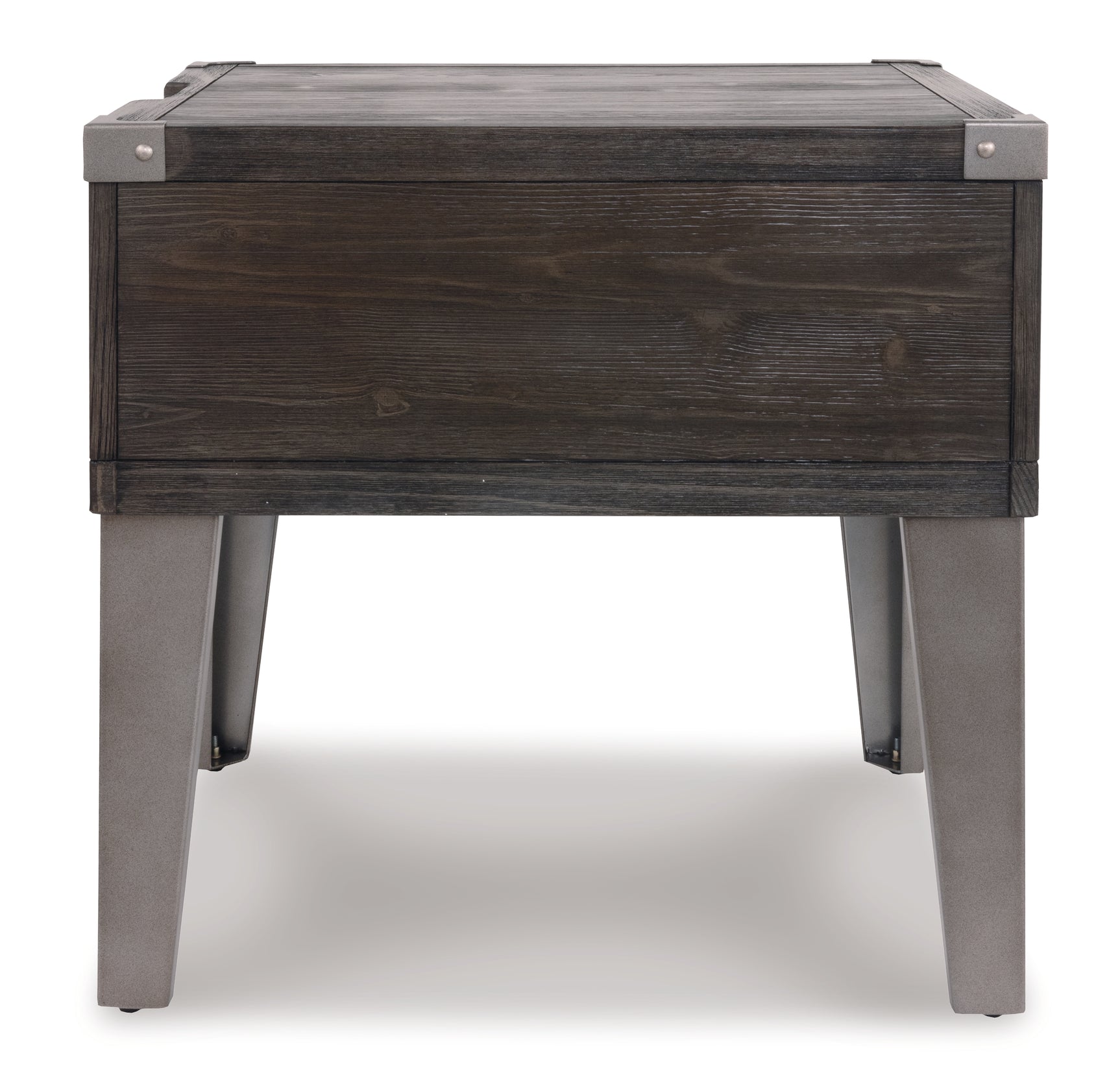 Todoe End Table with USB Ports & Outlets - Tampa Furniture Outlet