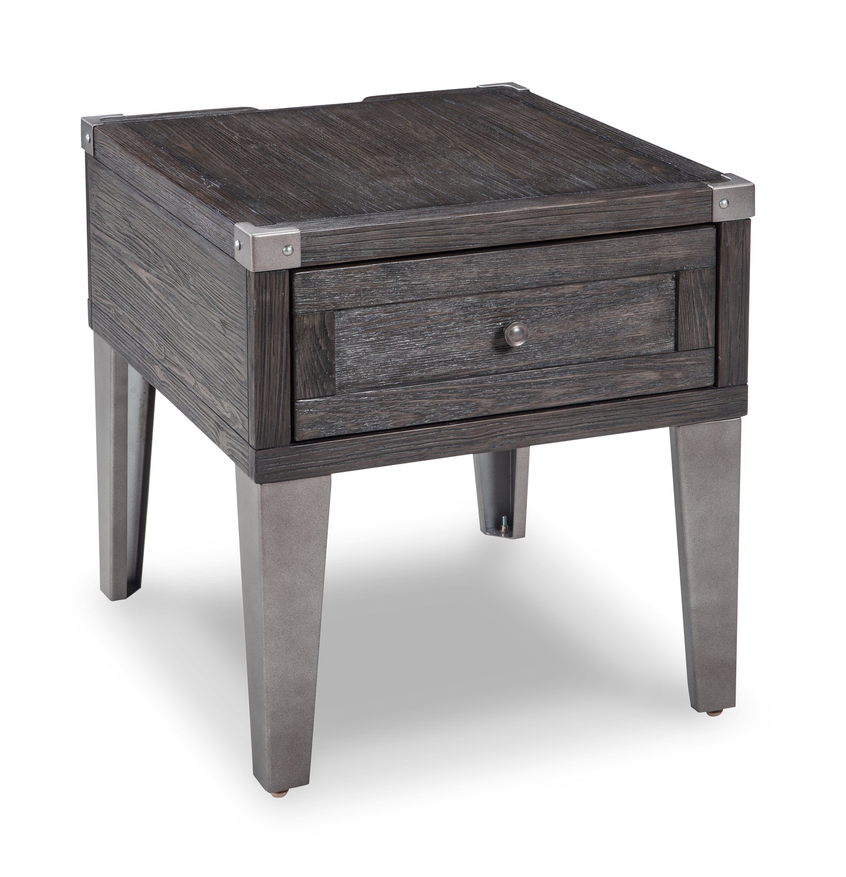 Todoe End Table with USB Ports & Outlets - Tampa Furniture Outlet
