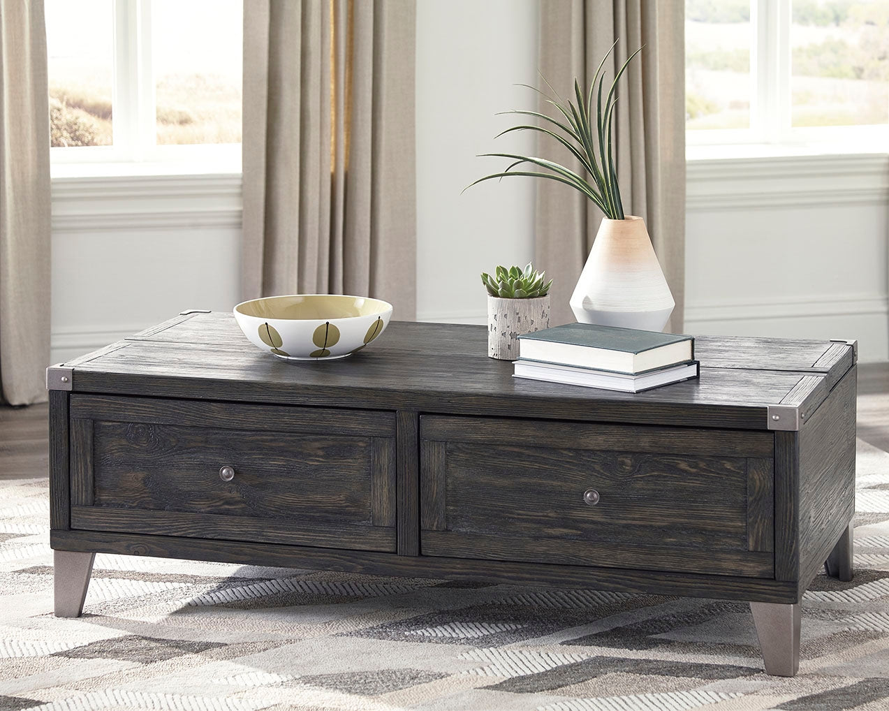 Todoe Coffee Table with Lift Top - Tampa Furniture Outlet