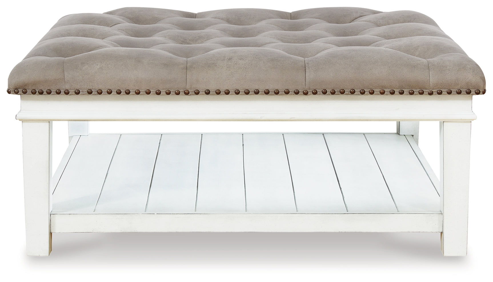 Kanwyn Upholstered Ottoman Coffee Table - Tampa Furniture Outlet