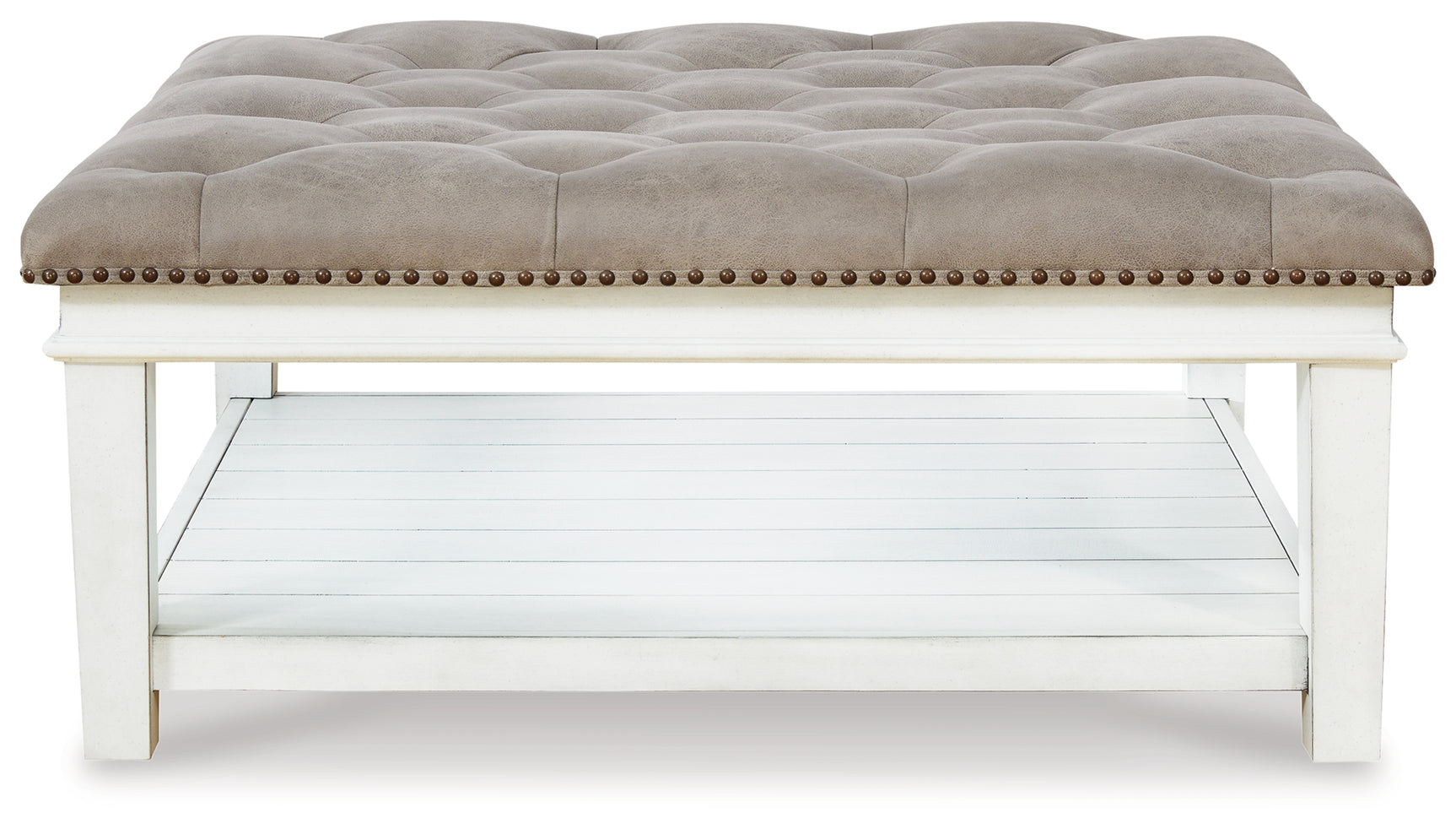 Kanwyn Upholstered Ottoman Coffee Table - Tampa Furniture Outlet