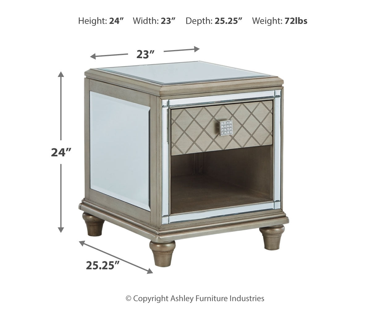 Chevanna End Table - Tampa Furniture Outlet