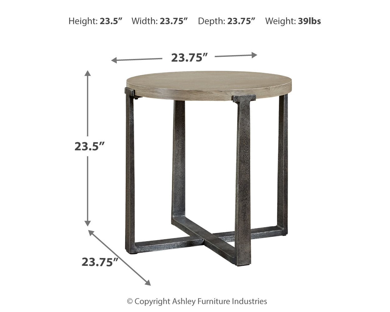 Dalenville End Table - Tampa Furniture Outlet