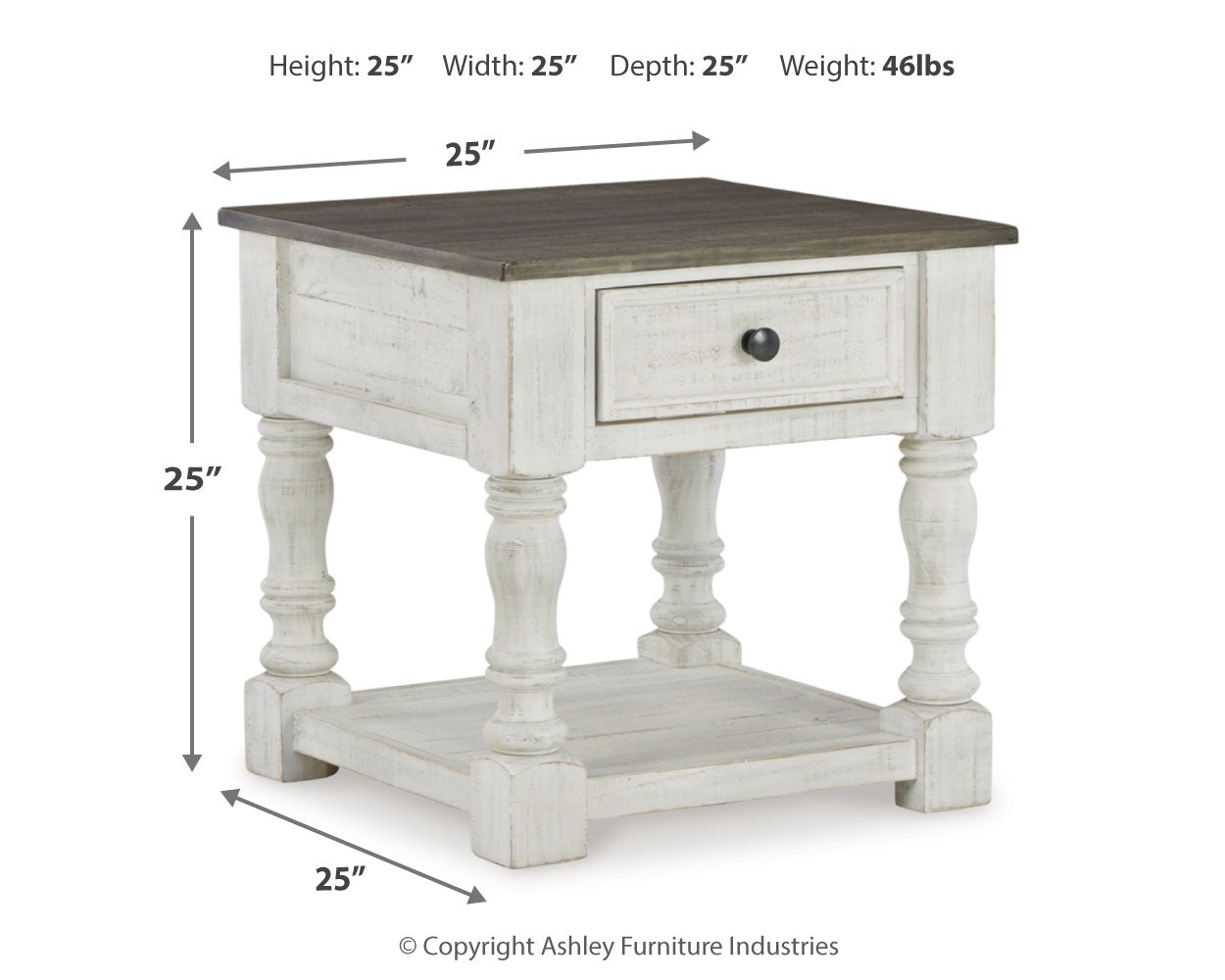 Havalance End Table - Tampa Furniture Outlet
