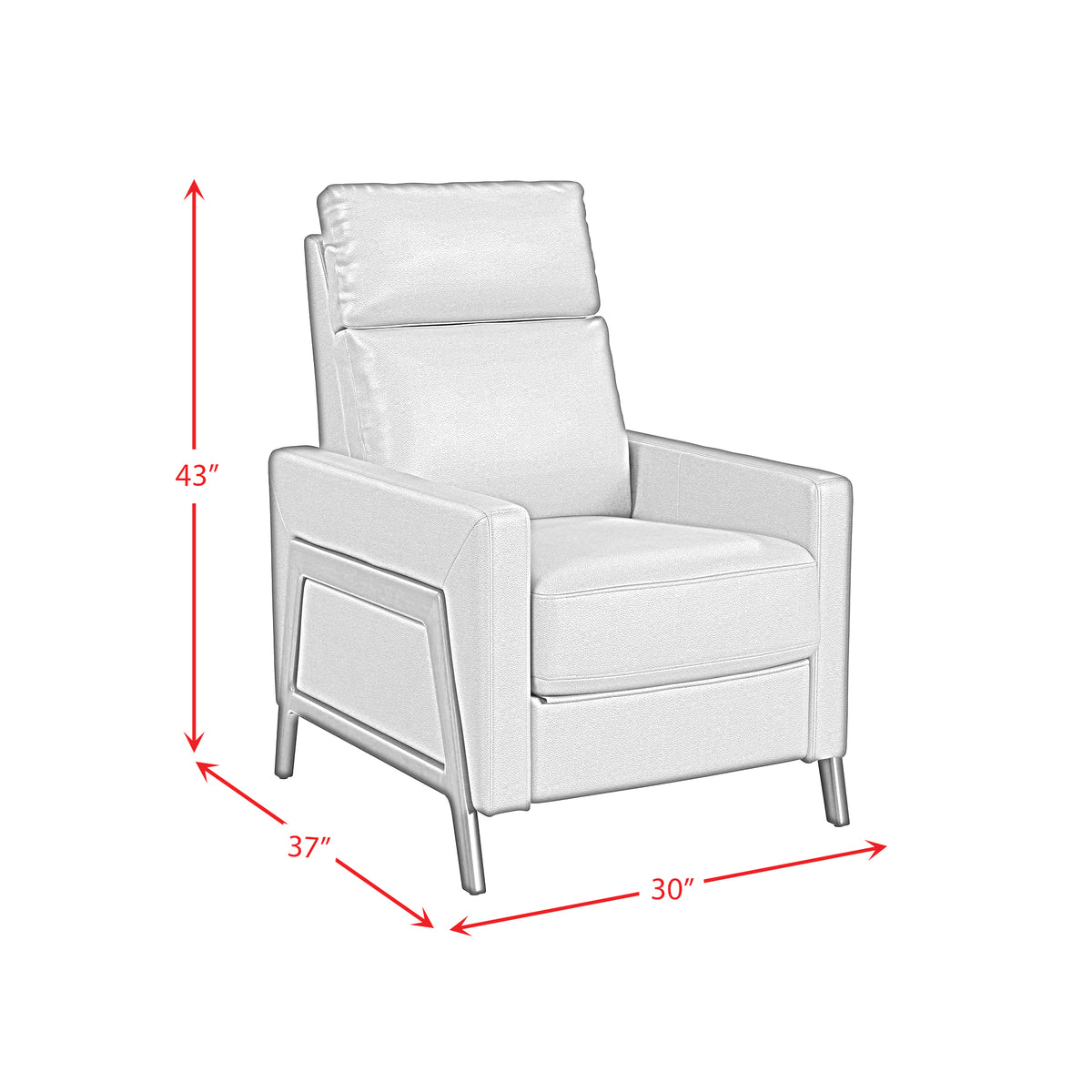 Tango P2 Recliner in Pebble Tan