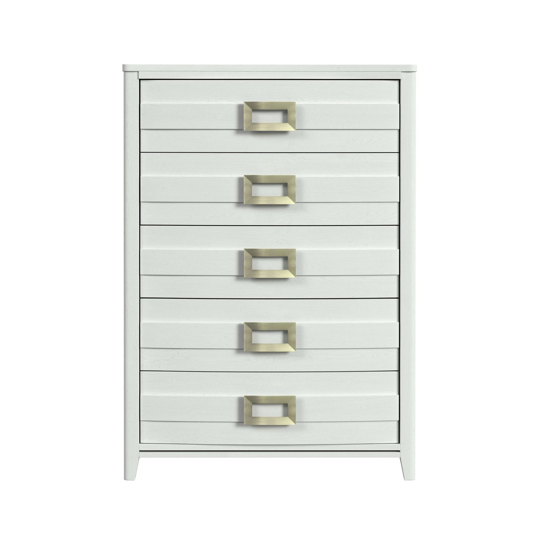 Tobias 5-Drawer Chest in White - Tampa Furniture Outlet