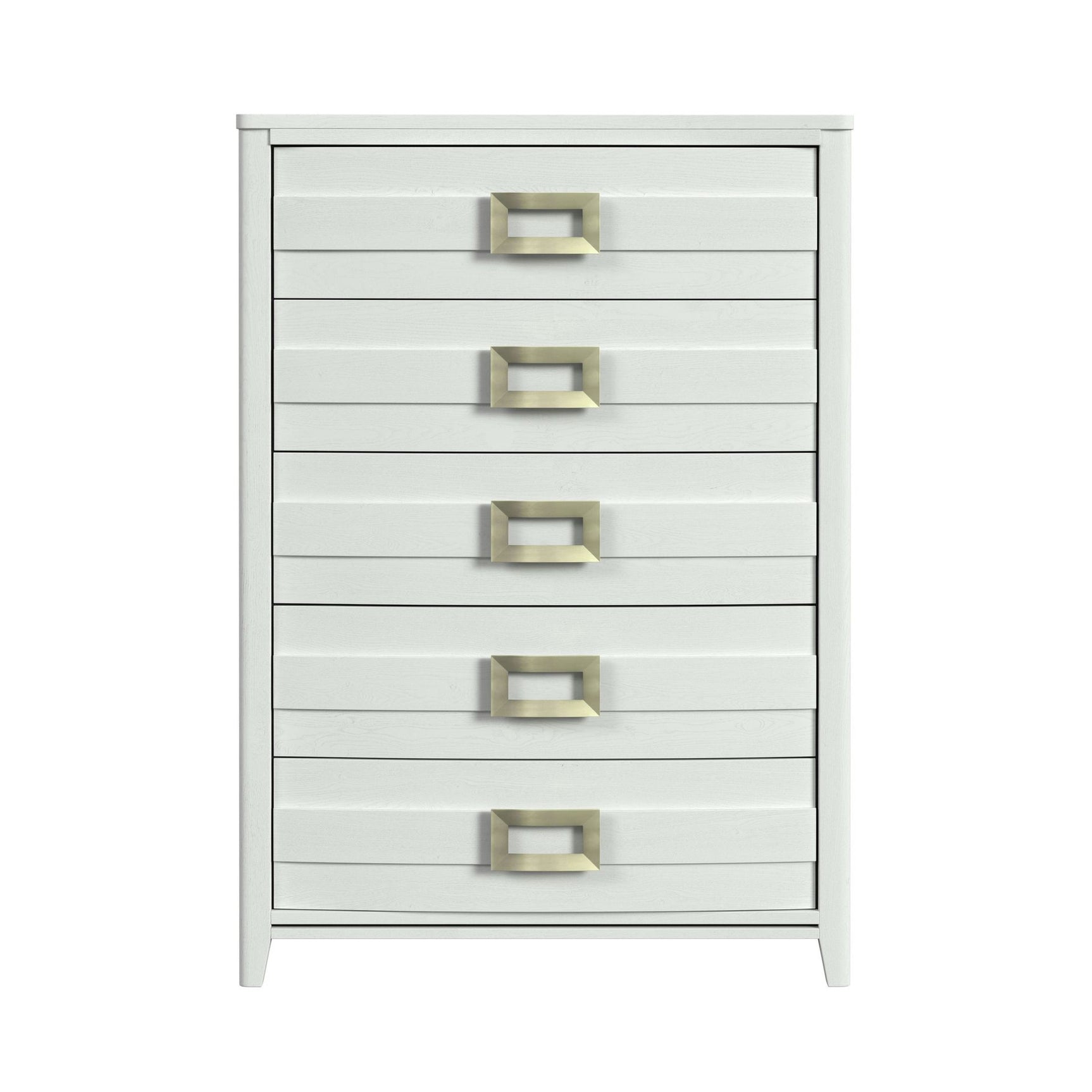 Tobias 5-Drawer Chest in White