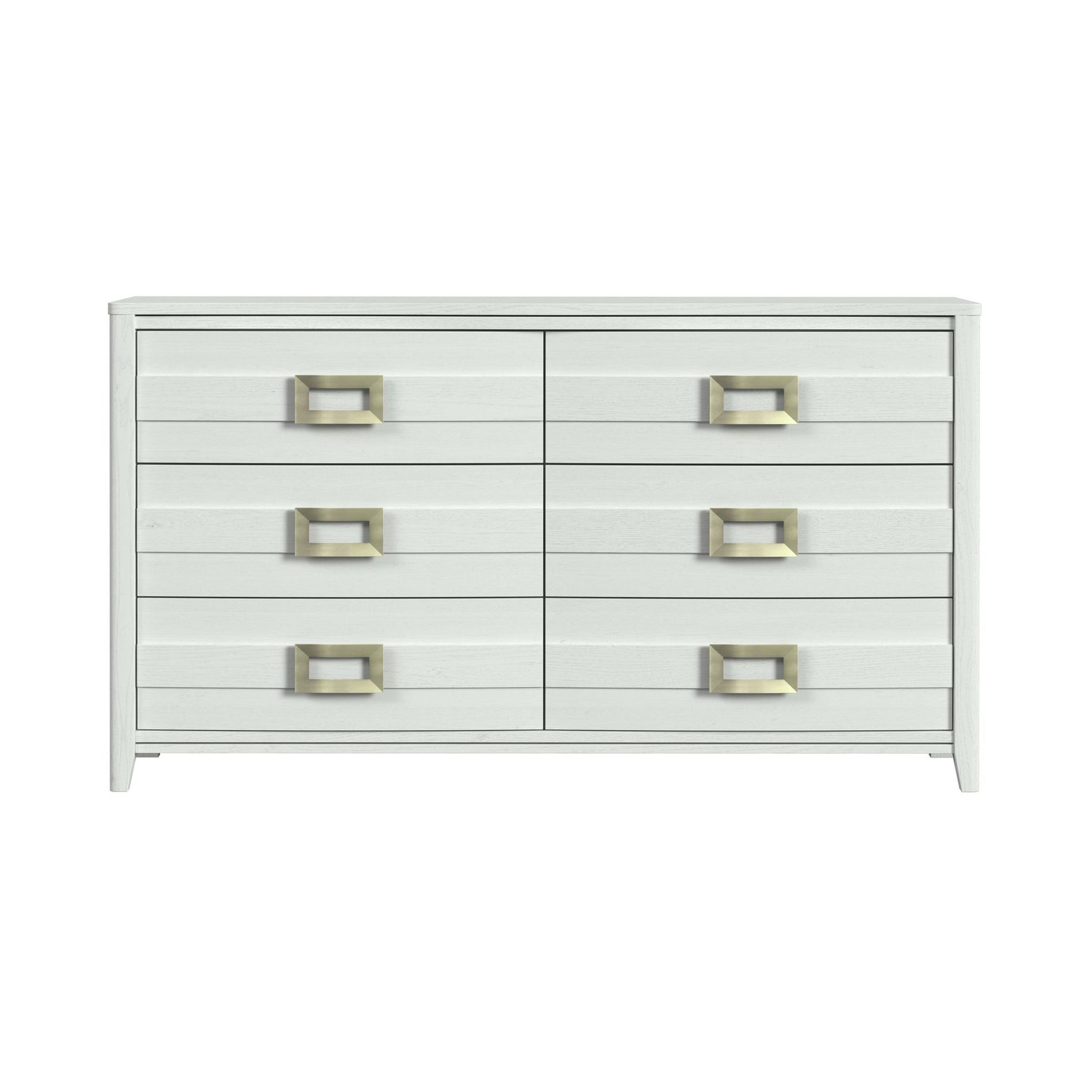 Tobias 6-Drawer Dresser in White
