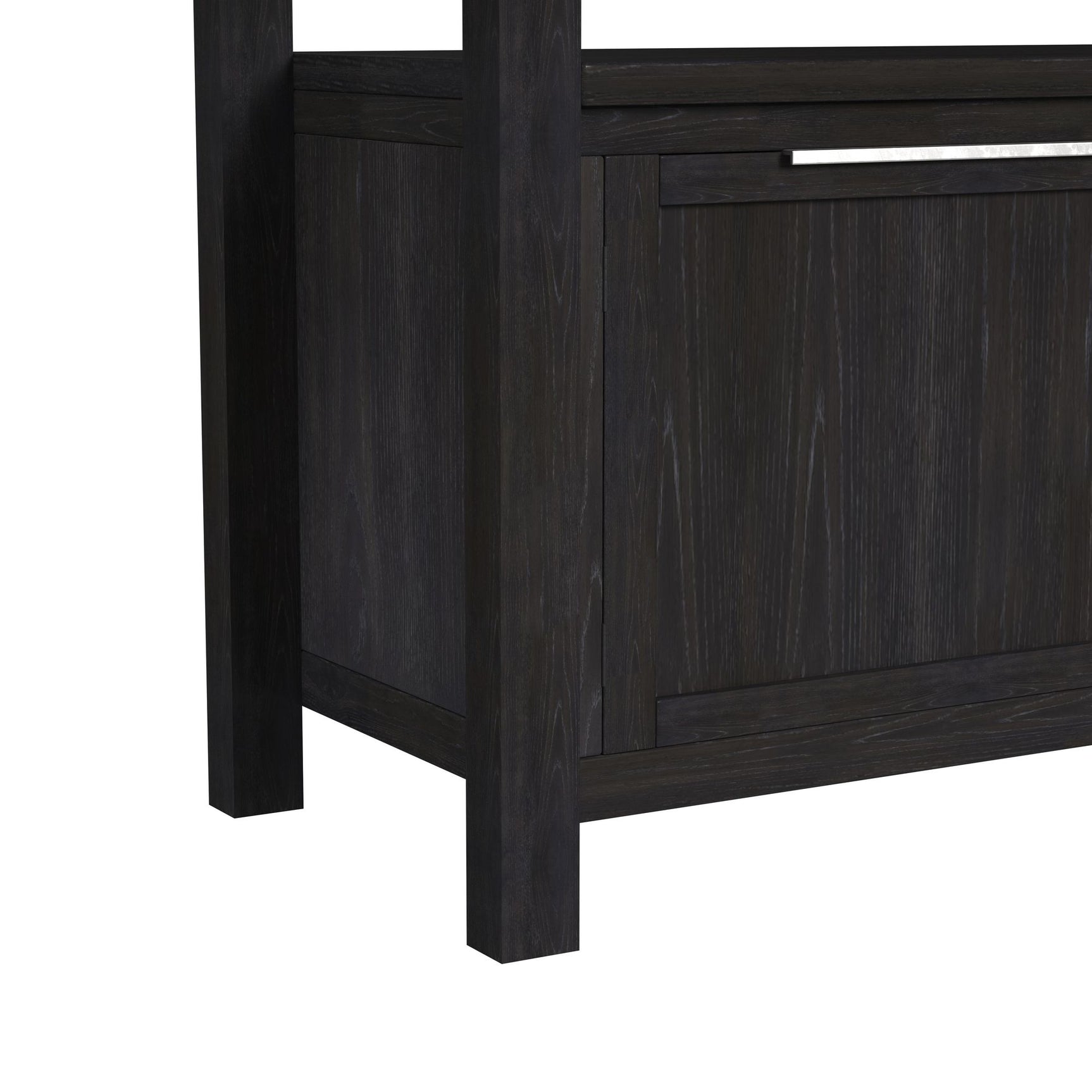 Transcend Counter Table with 20" Leaf in Charcoal - Tampa Furniture Outlet