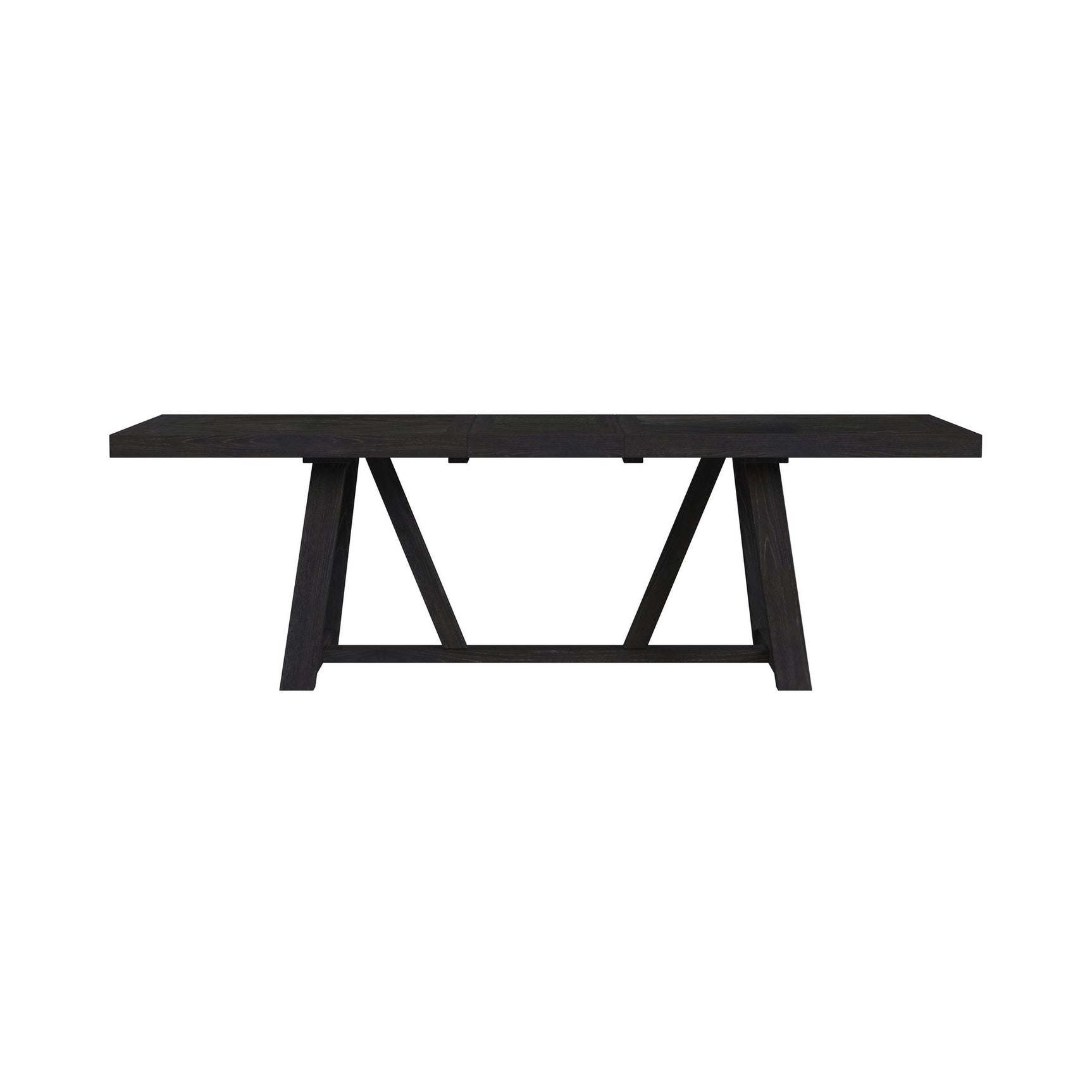 Transcend Dining Table with 22" Leaf in Charcoal