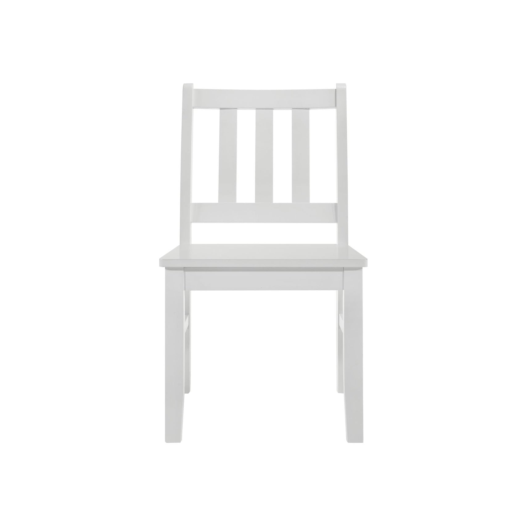 Travis Youth 5PC Dining Set with Table and 4 Chairs in White - Tampa Furniture Outlet