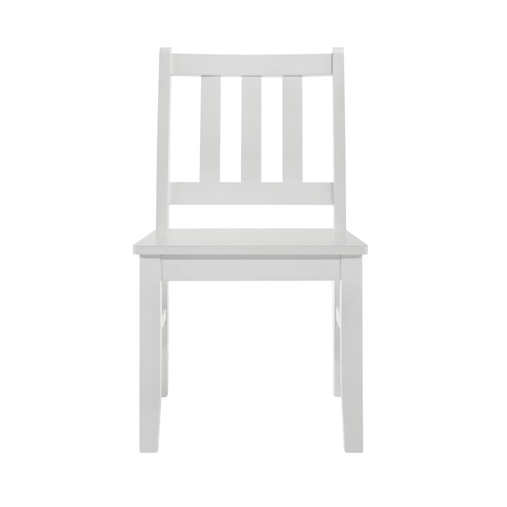 Travis Youth 5PC Dining Set with Table and 4 Chairs in White