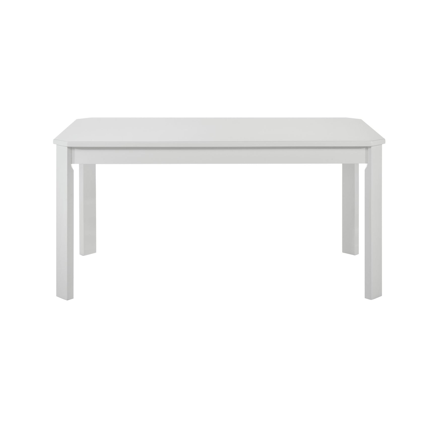 Travis Youth 5PC Dining Set with Table and 4 Chairs in White - Tampa Furniture Outlet