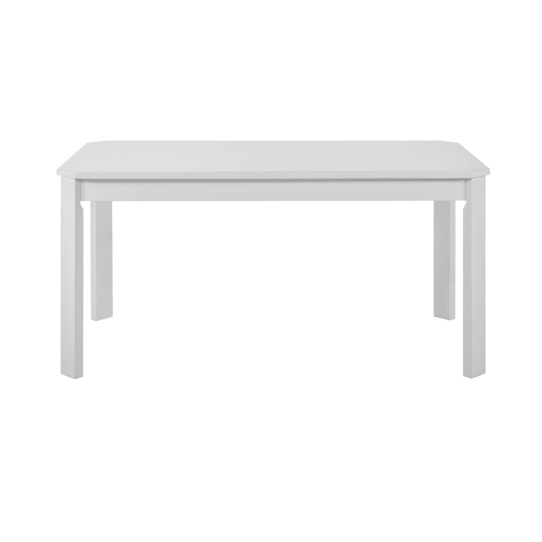 Travis Youth 5PC Dining Set with Table and 4 Chairs in White
