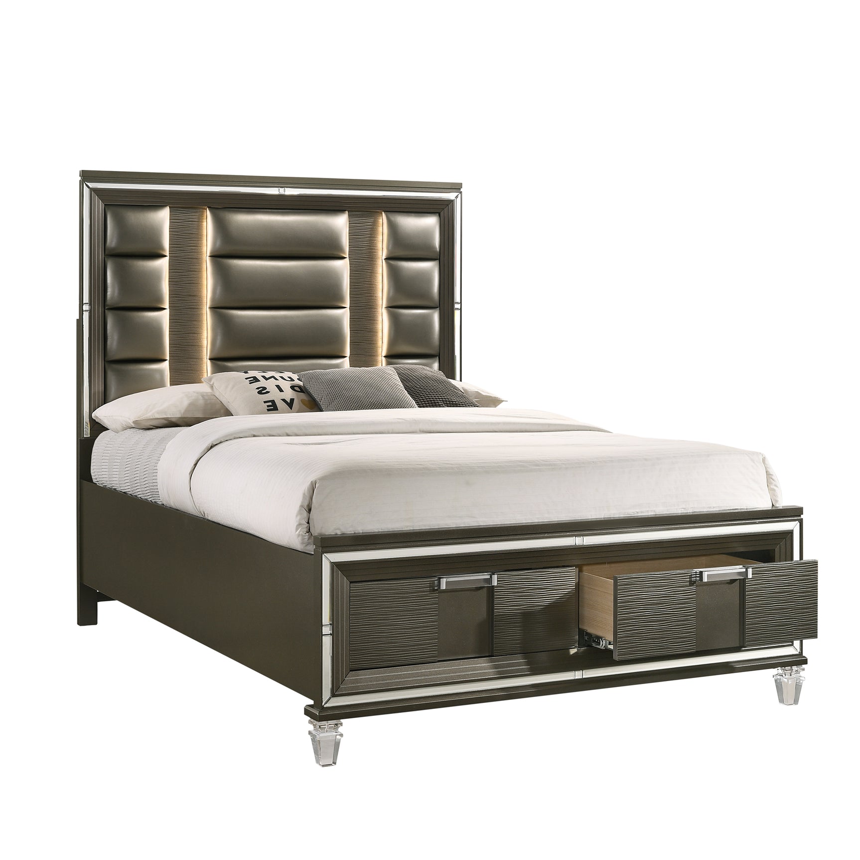 Twenty Nine 2-Drawer Queen Storage Bed - Tampa Furniture Outlet