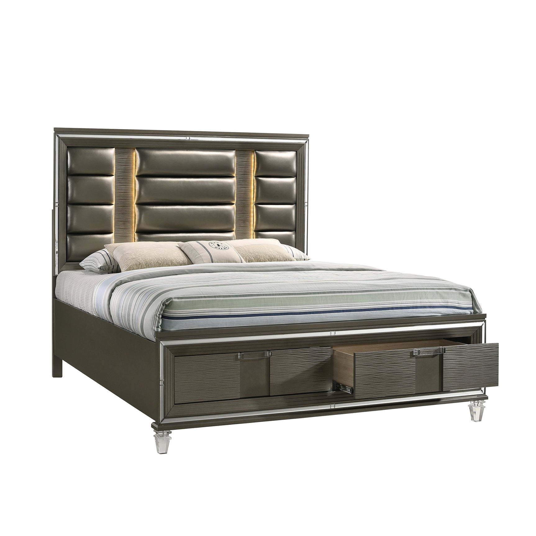 Twenty Nine 2-Drawer King Storage Bed - Tampa Furniture Outlet