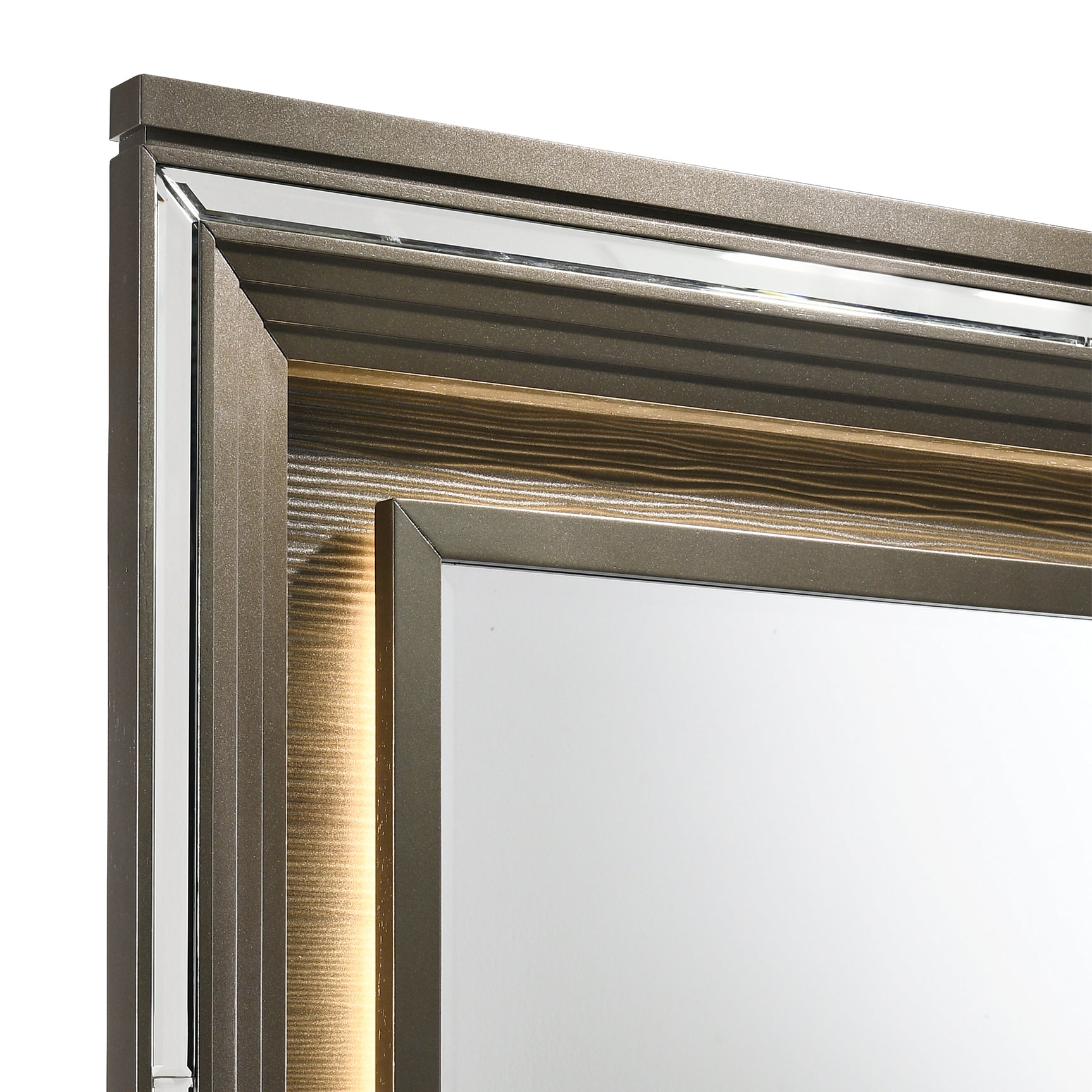Twenty Nine 6-Drawer Dresser w/ Mood Lighting Mirror - Tampa Furniture Outlet