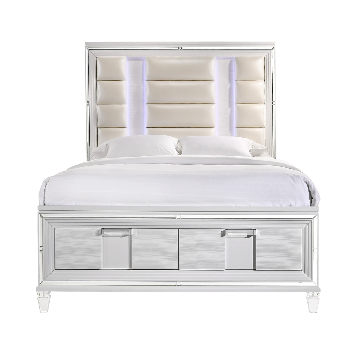 Twenty Nine Queen Bed White