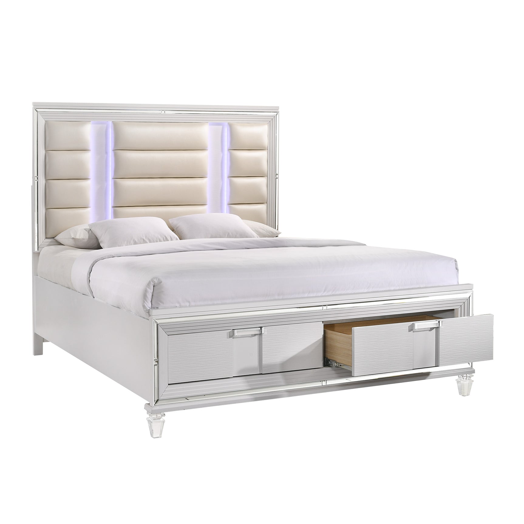 Twenty Nine King Bed White - Tampa Furniture Outlet