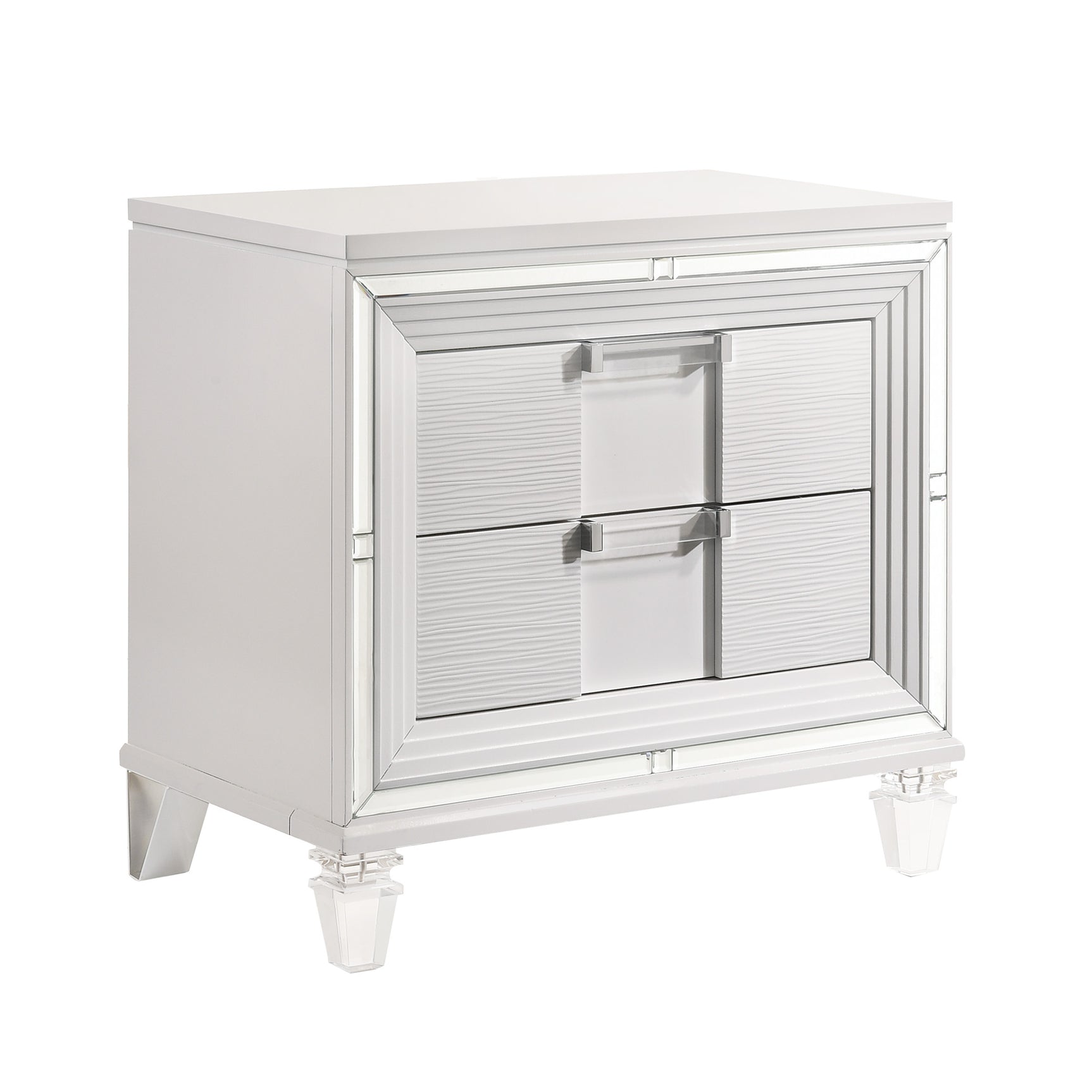 Twenty Nine Nightstand w/USB White - Tampa Furniture Outlet
