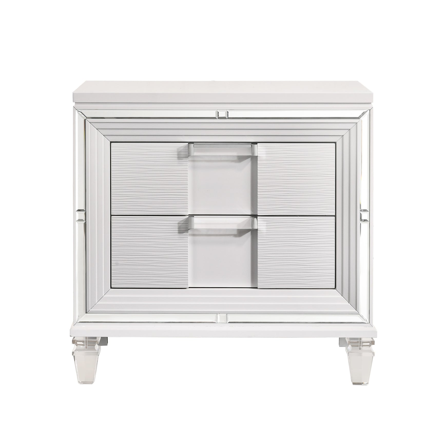 Twenty Nine Nightstand w/USB White - Tampa Furniture Outlet
