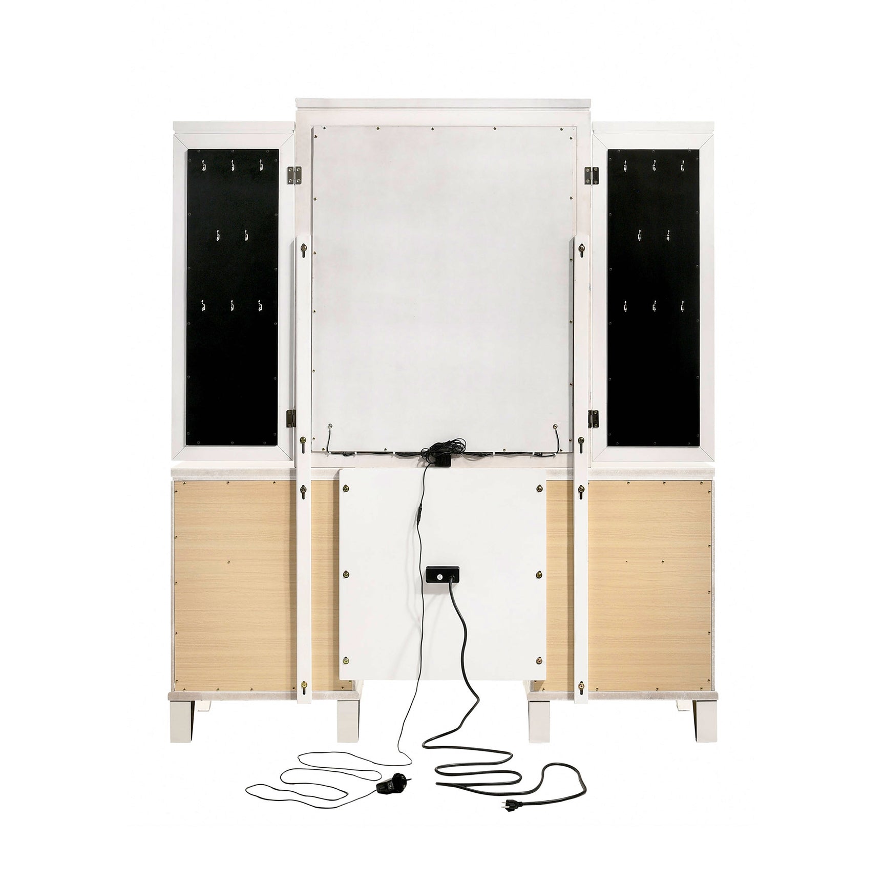 Twenty Nine Dressing Set w/LED & USB Plug White - Tampa Furniture Outlet