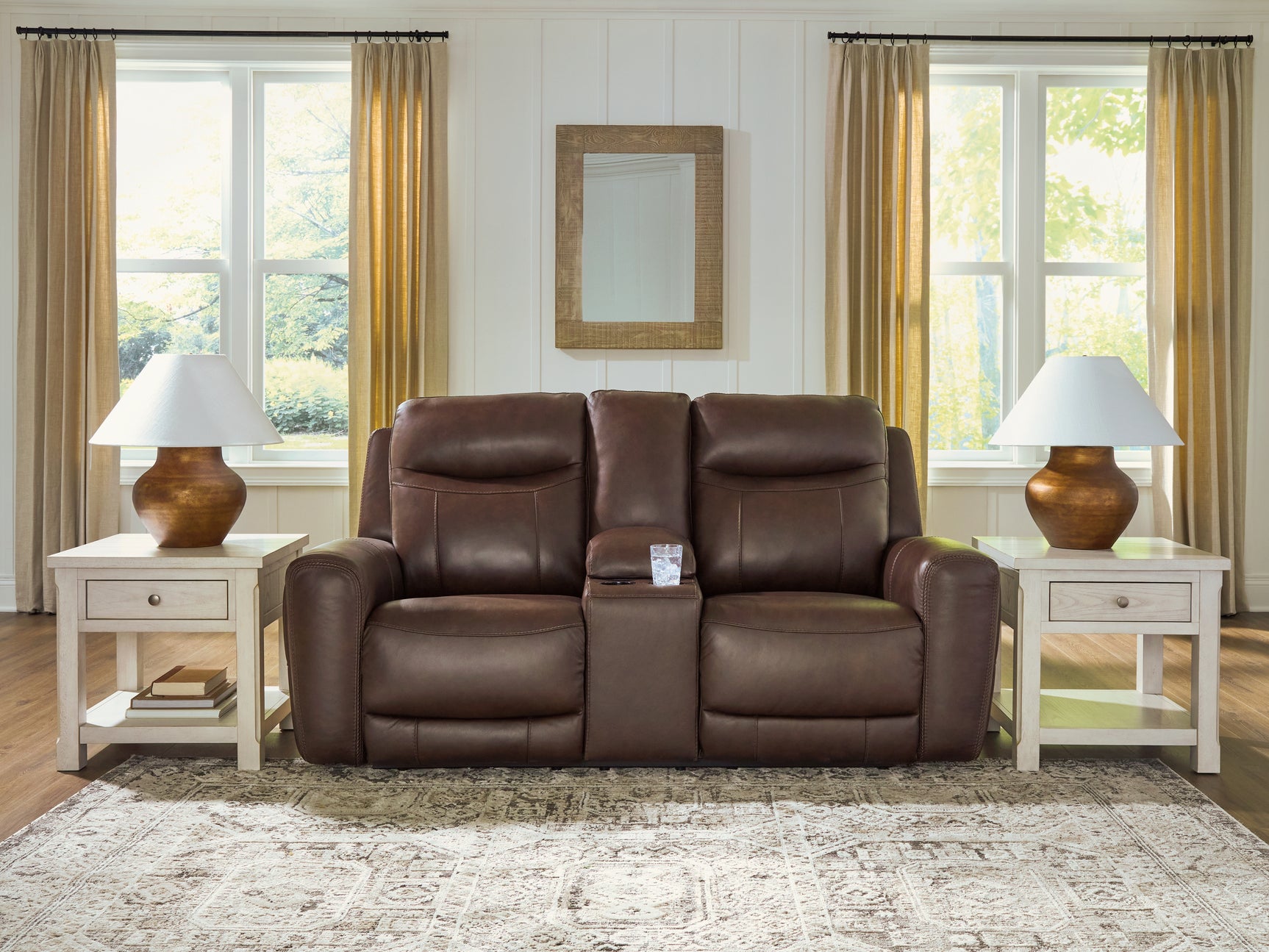 Tampa Furniture Outlet - Ashley Furniture - Gravier Living Room - PWR REC Loveseat/CON/ADJ HDRST - U1330118