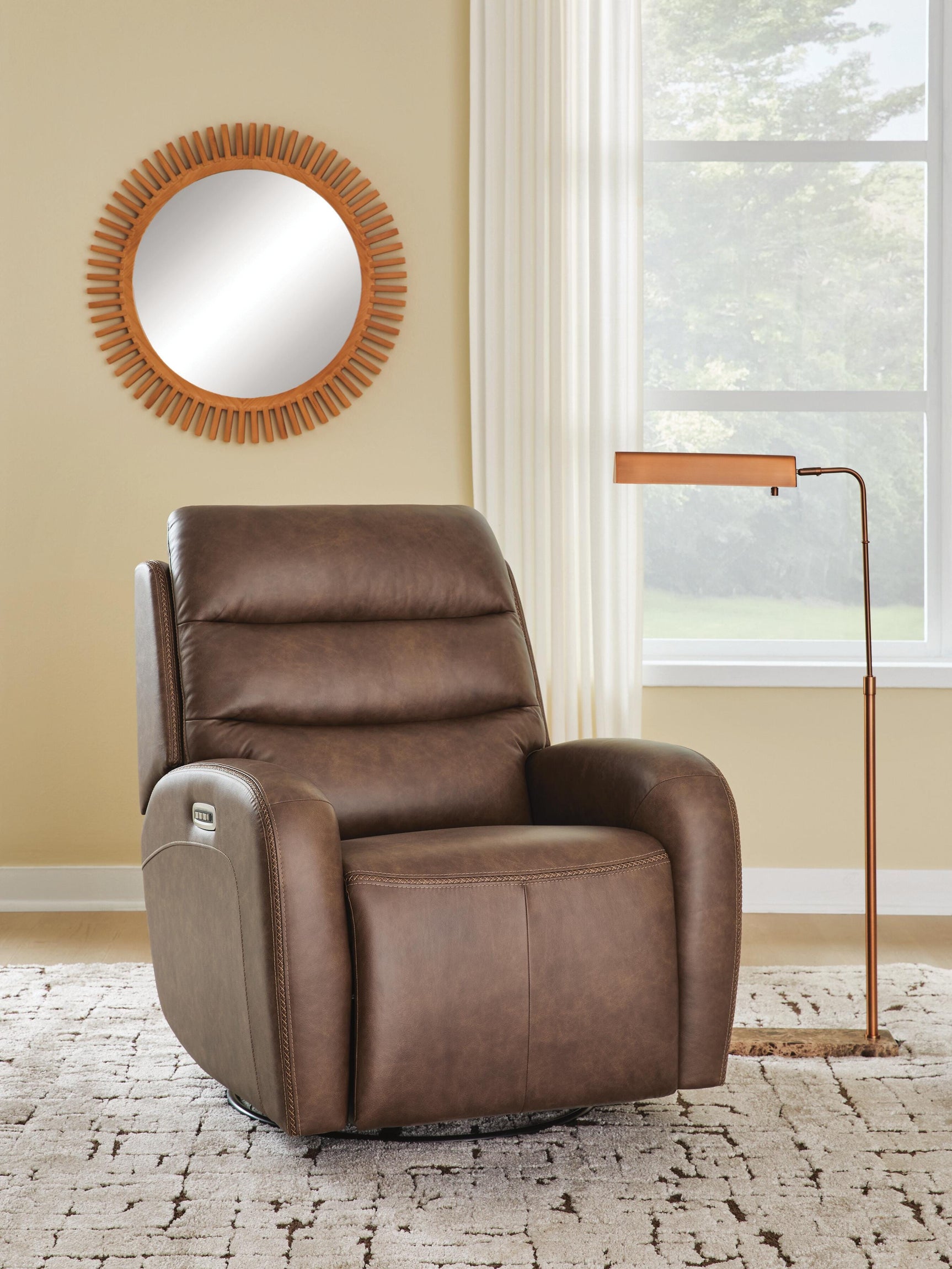 Tampa Furniture Outlet - Ashley Furniture - Motion-Max Living Room - Swivel Glider Power Recliner - PCU1550195