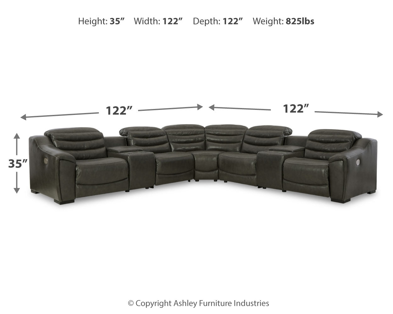 Center Line Sectional - Tampa Furniture Outlet