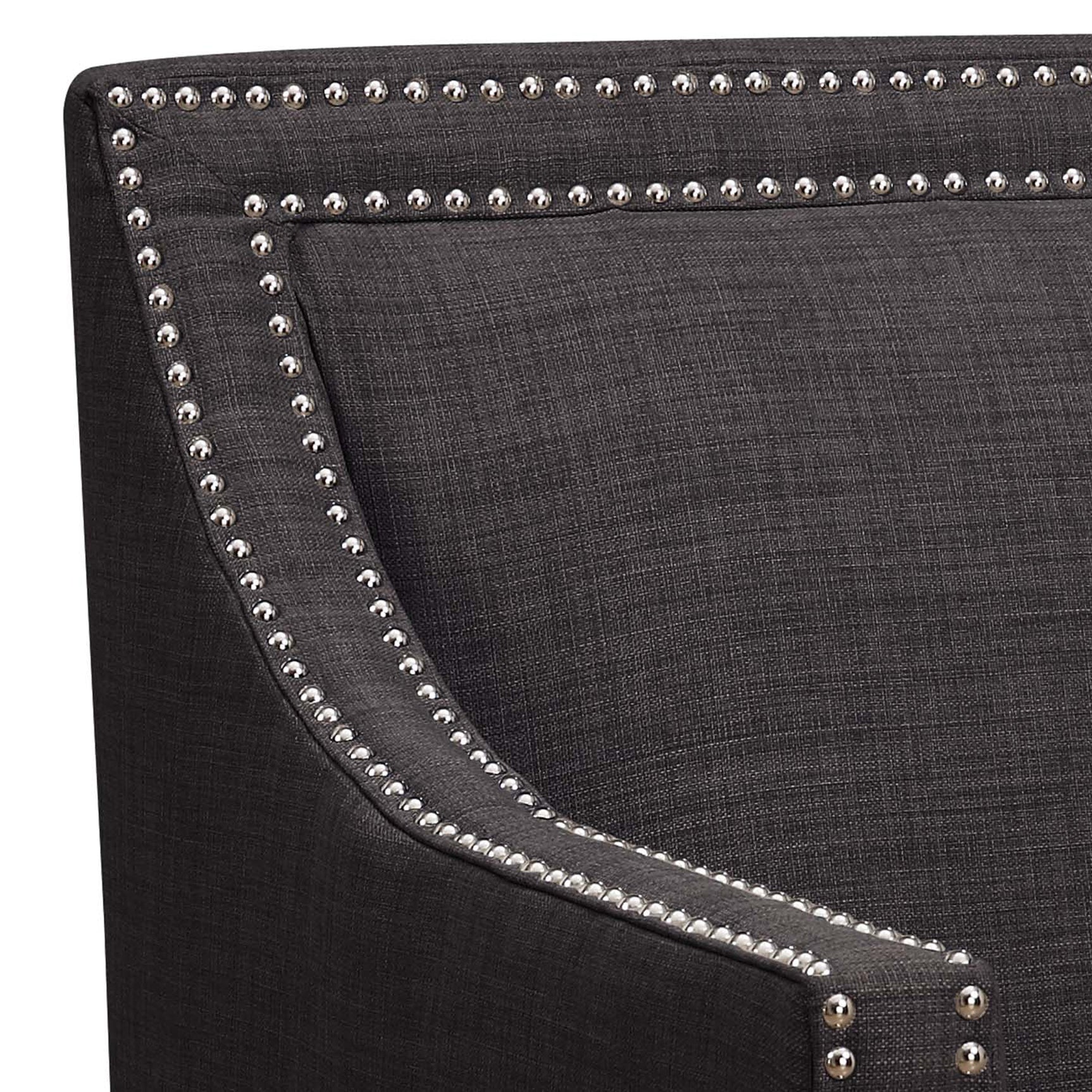 Erica 497 Chair W/Chrome Nails Heirloom Charcoal (ISTA 3) - Tampa Furniture Outlet