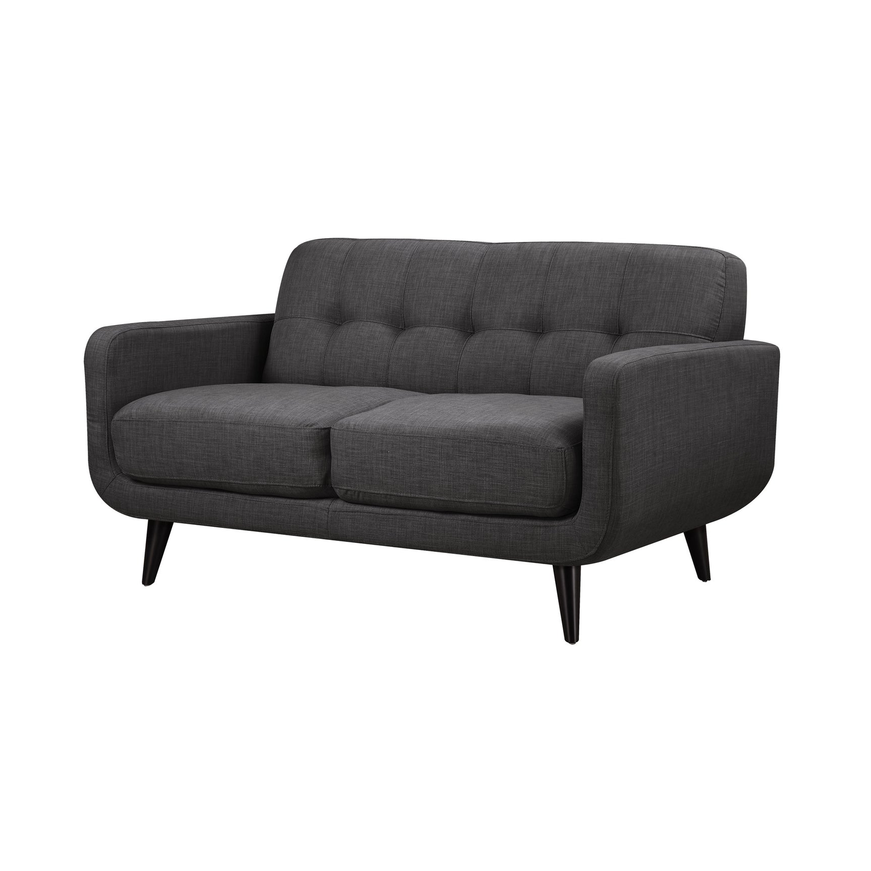 Hadley 4480 KD Love Seat Heirloom Charcoal w/No Pillows