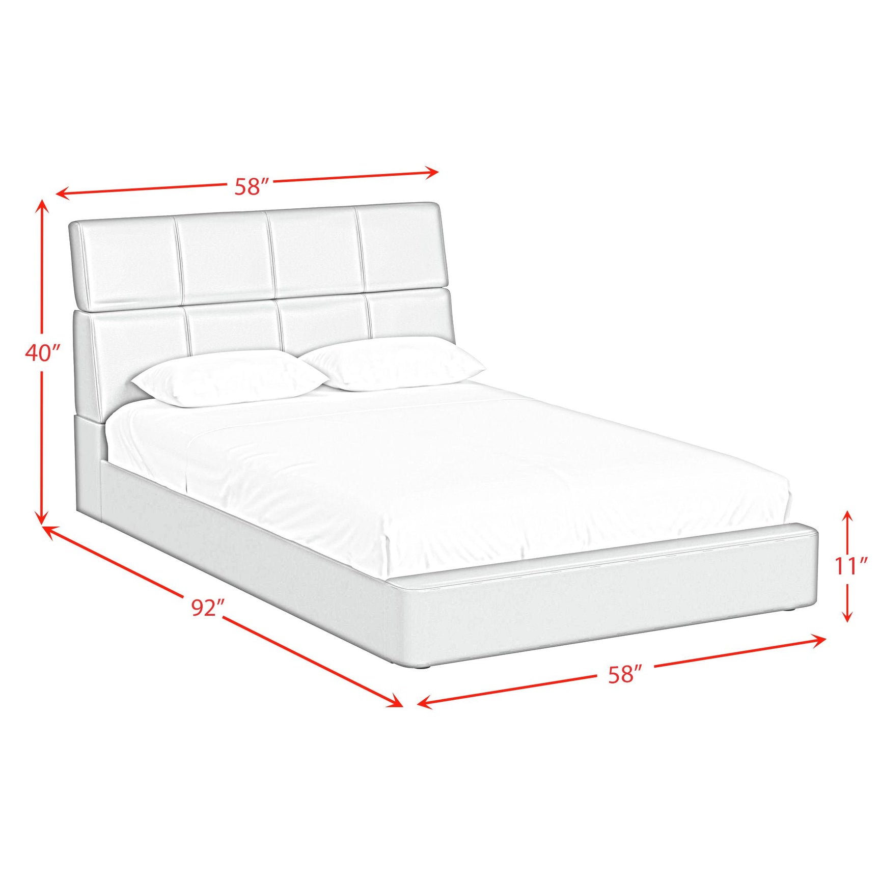 Valari Full Transformer Bed with Electronic Features in Grey PU - Tampa Furniture Outlet