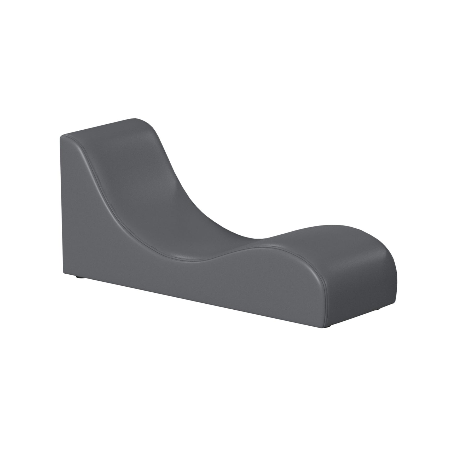 Valari Lounge Chair in Grey PU - Tampa Furniture Outlet
