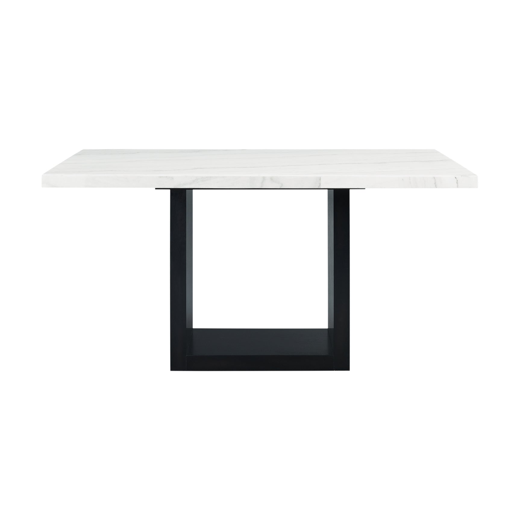 Valentino White Counter Height Dining Table - Tampa Furniture Outlet