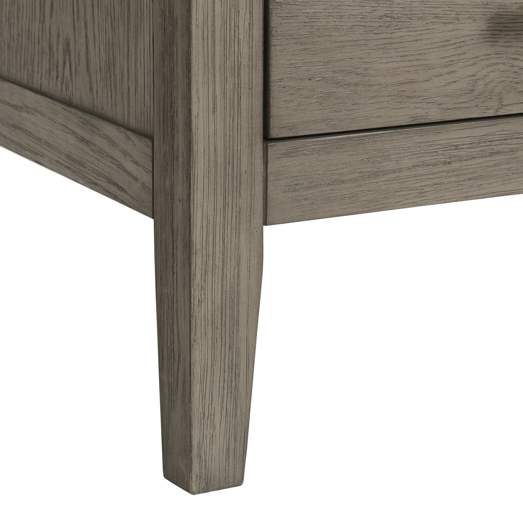 Versailles Contemporary 3-Drawer Nightstand in Grey - Tampa Furniture Outlet