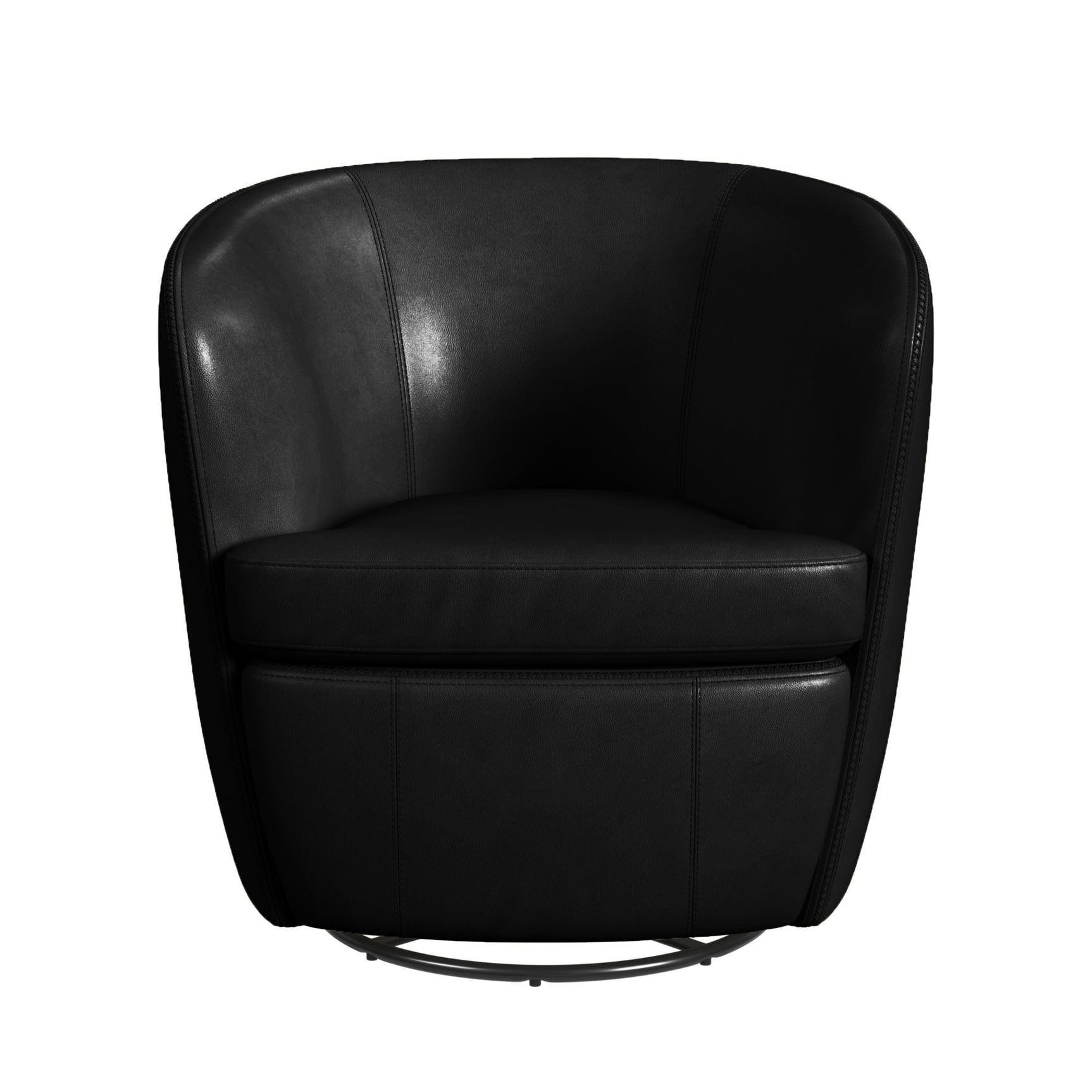 Vito Swivel Chair in Pebble Black - Tampa Furniture Outlet