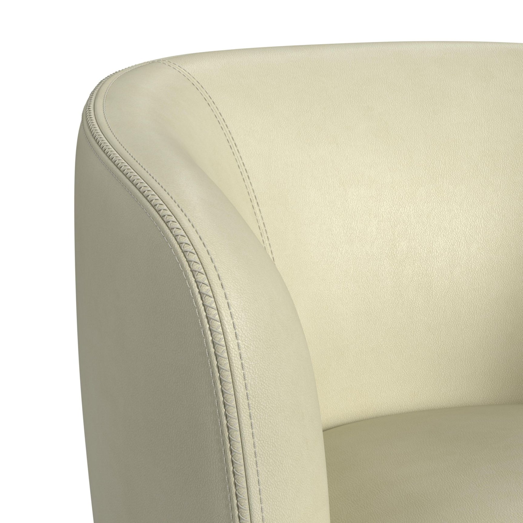 Vito Swivel Chair in Pebble Cream - Tampa Furniture Outlet