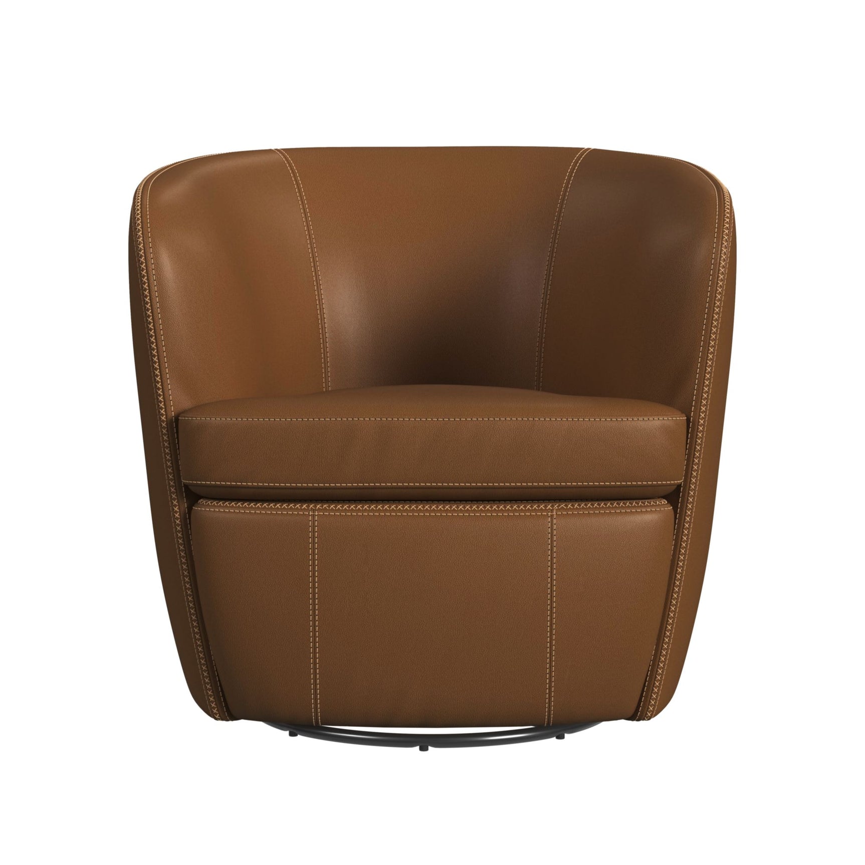 Vito Swivel Chair in Pebble Tan - Tampa Furniture Outlet