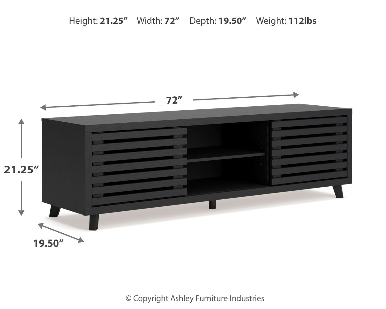 Danziar TV Stand - Tampa Furniture Outlet
