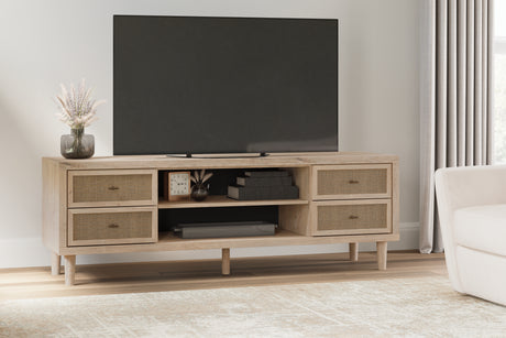 Tampa Furniture Outlet - Ashley Furniture - Cielden TV Stand - 72" / Two-tone - W1199-68