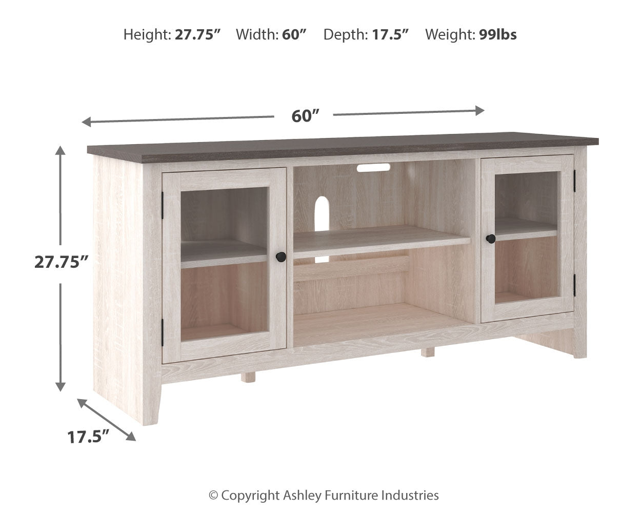 Dorrinson 60" TV Stand - Tampa Furniture Outlet