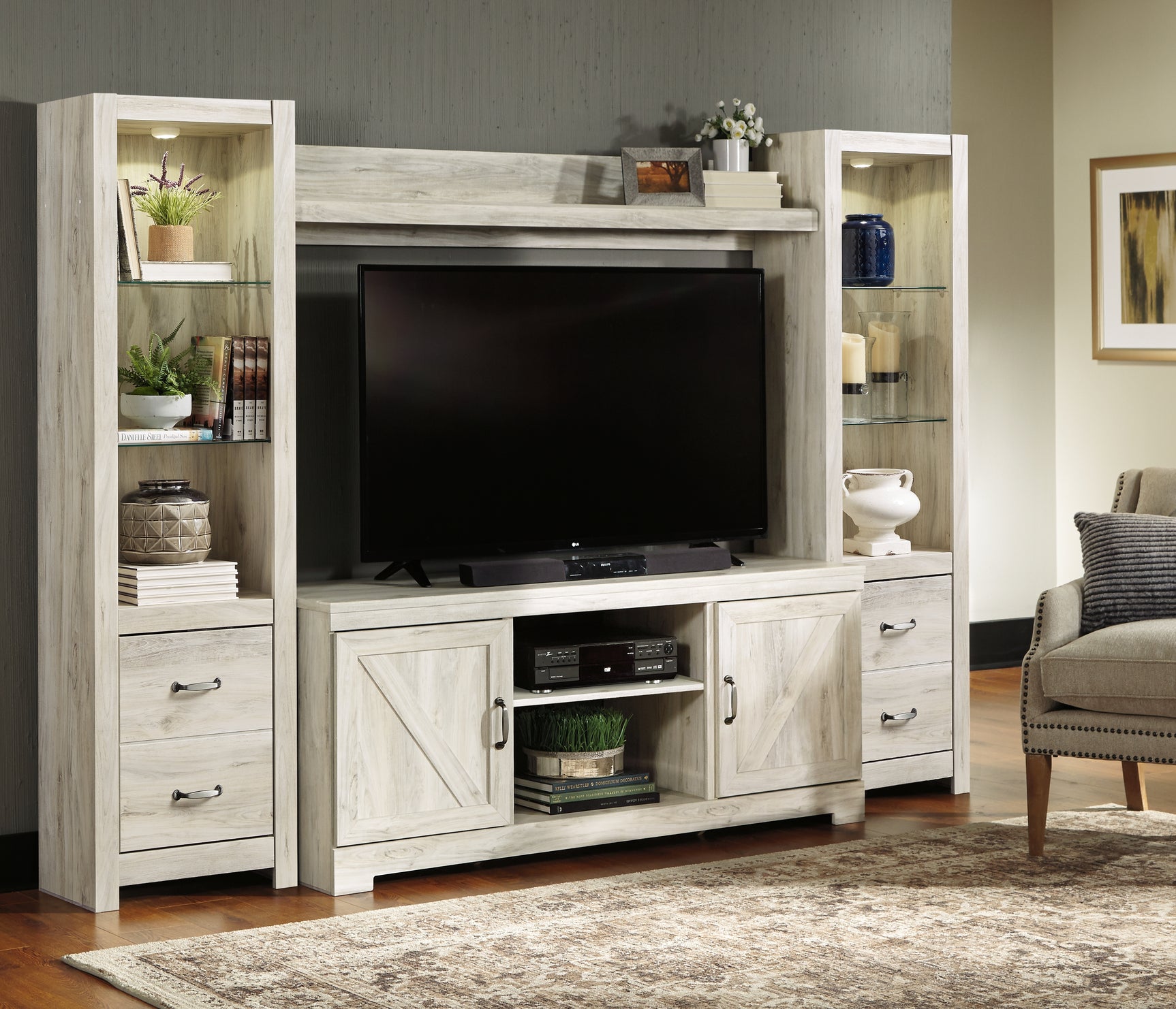 Bellaby Entertainment Center - Tampa Furniture Outlet