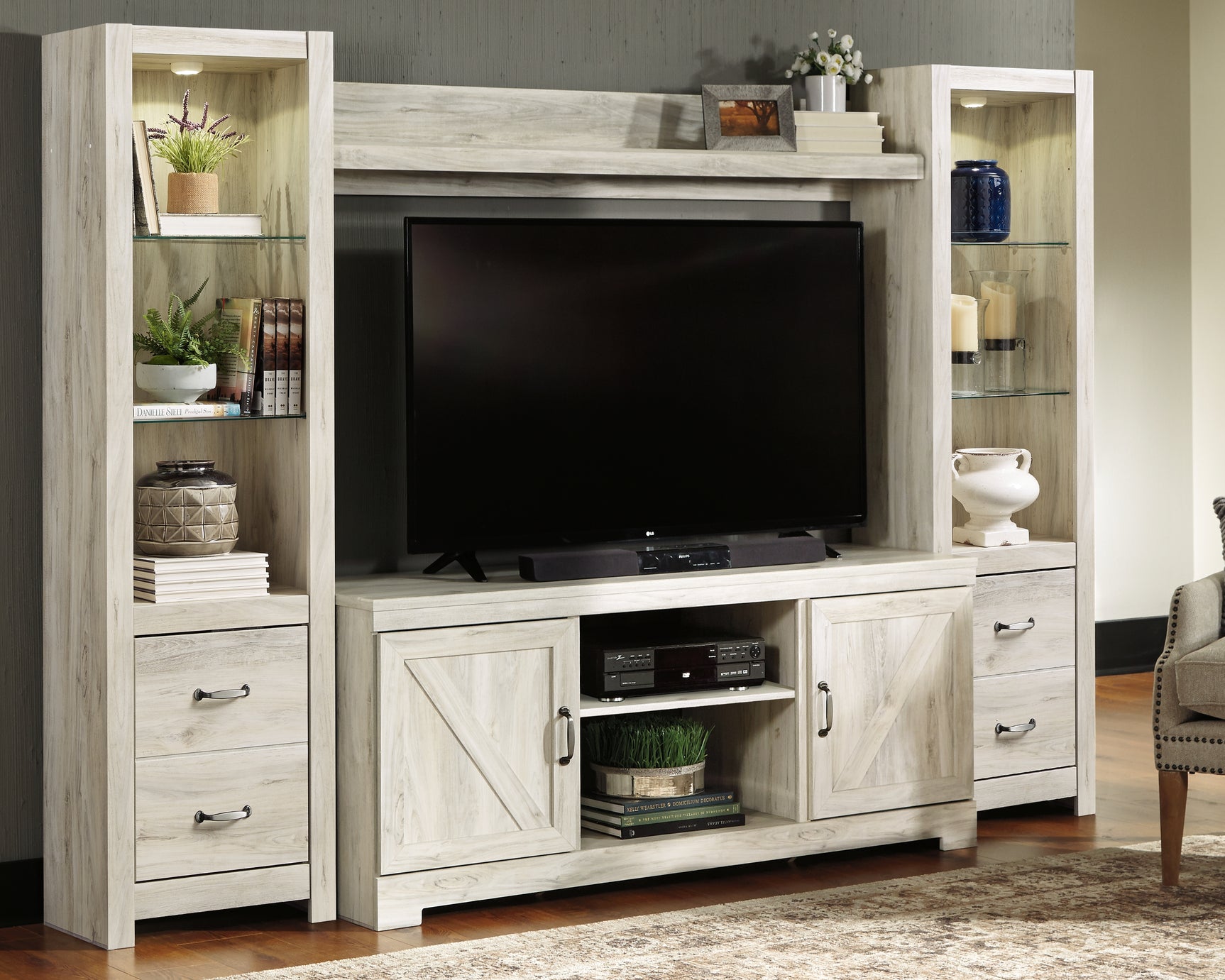 Bellaby Entertainment Center - Tampa Furniture Outlet