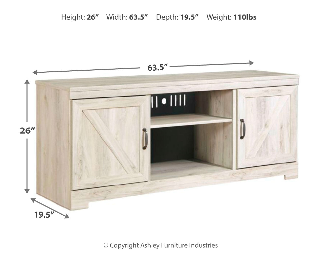 Bellaby TV Stand - Tampa Furniture Outlet