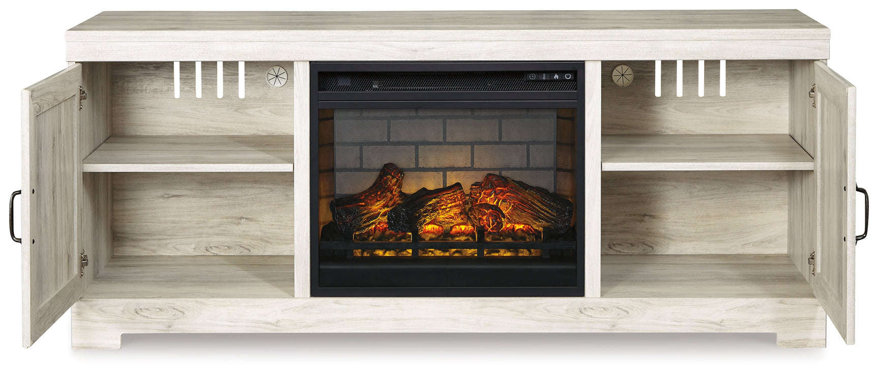 Bellaby 63" TV Stand with Electric Fireplace - Tampa Furniture Outlet