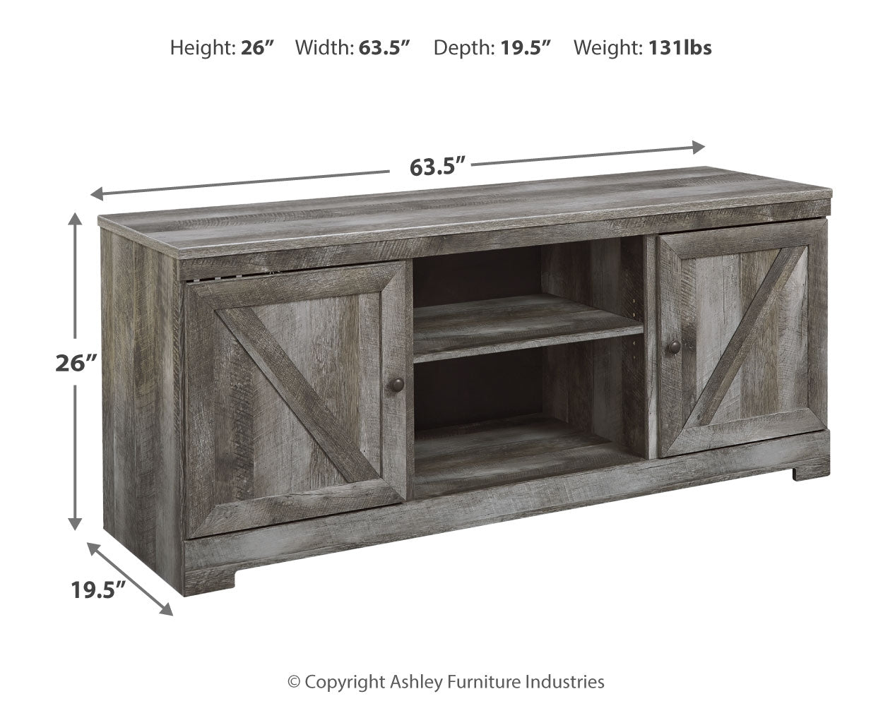 Wynnlow TV Stand - Tampa Furniture Outlet