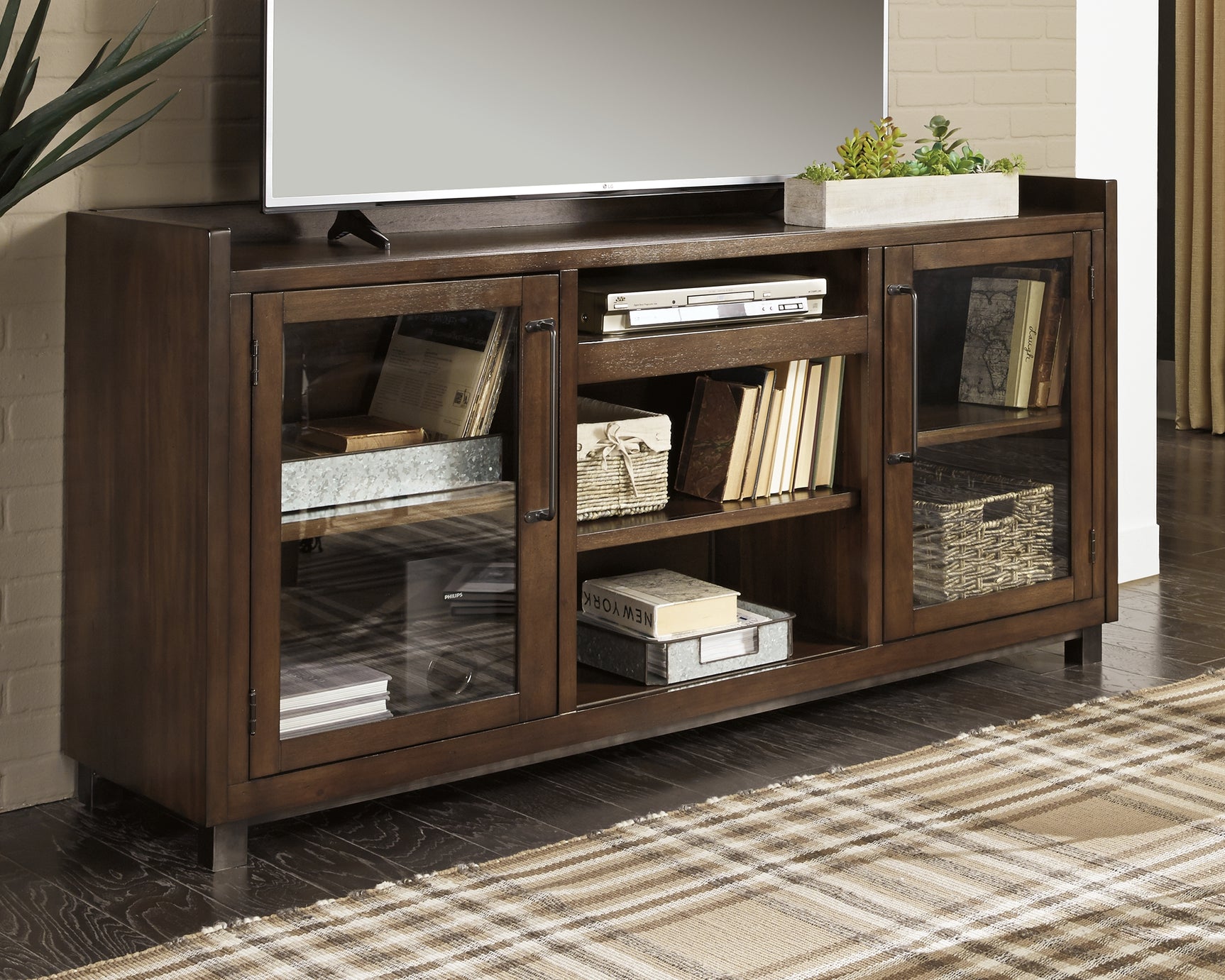 Tampa Furniture Outlet - Ashley Furniture - Starmore 70" TV Stand - 70" / Brown - W633-68
