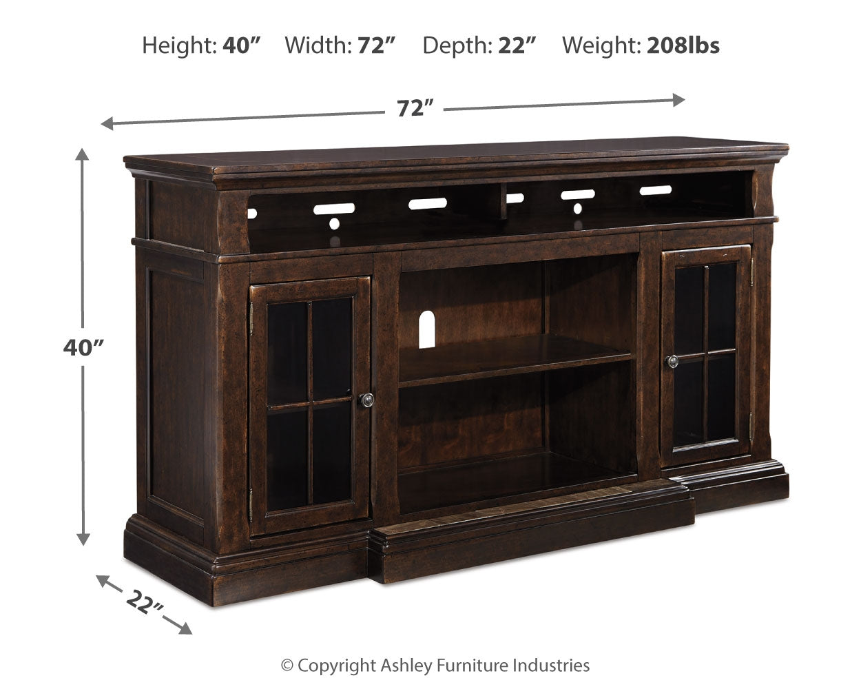 Roddinton 72" TV Stand - Tampa Furniture Outlet